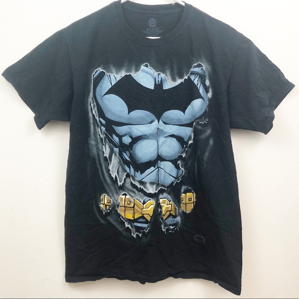 DC Comics Batman Black Tee‎ Shirt Size Large